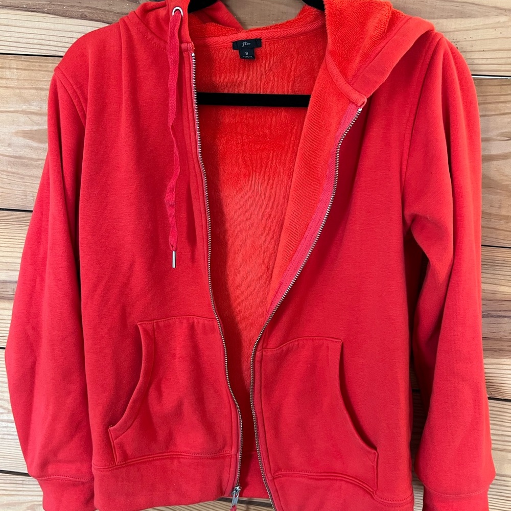 JCrew lined hoodie jacket